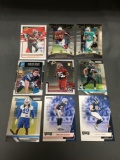 9 Card Lot of Football ROOKIE Cards - Mostly Modern Years - Prizms, Future Stars and More!