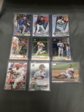 9 Card Lot of Baseball ROOKIE Cards - Mostly Modern Years - Prizms, Future Stars and More!