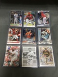 9 Card Lot of Baseball ROOKIE Cards - Mostly Modern Years - Prizms, Future Stars and More!