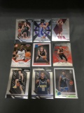 9 Card Lot of Basketball ROOKIE Cards - Mostly Modern Years - Prizms, Future Stars and More!