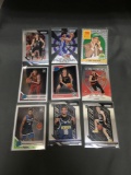 9 Card Lot of Basketball ROOKIE Cards - Mostly Modern Years - Prizms, Future Stars and More!