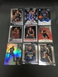 9 Card Lot of Basketball ROOKIE Cards - Mostly Modern Years - Prizms, Future Stars and More!