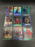 9 Card Lot of REFRACTORS and PRIZMS from Huge Collection with Stars Rookies & More