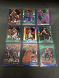 9 Card Lot of REFRACTORS and PRIZMS from Huge Collection with Stars Rookies & More