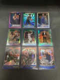 9 Card Lot of REFRACTORS and PRIZMS from Huge Collection with Stars Rookies & More