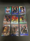 9 Card Lot of REFRACTORS and PRIZMS from Huge Collection with Stars Rookies & More