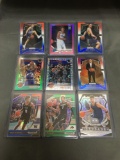 9 Card Lot of REFRACTORS and PRIZMS from Huge Collection with Stars Rookies & More