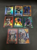 9 Card Lot of REFRACTORS and PRIZMS from Huge Collection with Stars Rookies & More