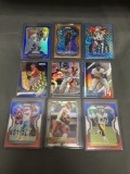 9 Card Lot of REFRACTORS and PRIZMS from Huge Collection with Stars Rookies & More