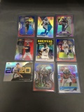 9 Card Lot of REFRACTORS and PRIZMS from Huge Collection with Stars Rookies & More