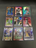 9 Card Lot of REFRACTORS and PRIZMS from Huge Collection with Stars Rookies & More
