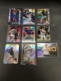 9 Card Lot of REFRACTORS and PRIZMS from Huge Collection with Stars Rookies & More