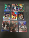 9 Card Lot of REFRACTORS and PRIZMS from Huge Collection with Stars Rookies & More