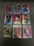 9 Card Lot of REFRACTORS and PRIZMS from Huge Collection with Stars Rookies & More