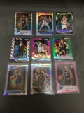 9 Card Lot of REFRACTORS and PRIZMS from Huge Collection with Stars Rookies & More