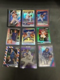 9 Card Lot of REFRACTORS and PRIZMS from Huge Collection with Stars Rookies & More