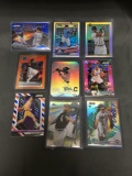 9 Card Lot of REFRACTORS and PRIZMS from Huge Collection with Stars Rookies & More