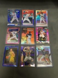 9 Card Lot of REFRACTORS and PRIZMS from Huge Collection with Stars Rookies & More