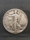 1942 United States Walking Liberty Silver Half Dollar - 90% Silver Coin from Estate