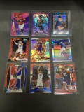 9 Card Lot of REFRACTORS and PRIZMS from Huge Collection with Stars Rookies & More