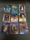 9 Card Lot of REFRACTORS and PRIZMS from Huge Collection with Stars Rookies & More
