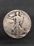 1920 United States Walking Liberty Silver Half Dollar - 90% Silver Coin from Estate
