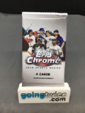 Factory Sealed 2020 TOPPS CHROME Baseball Update Series 4 Card Pack