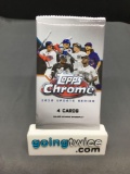 Factory Sealed 2020 TOPPS CHROME Baseball Update Series 4 Card Pack