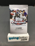 Factory Sealed 2020 TOPPS CHROME Baseball Update Series 4 Card Pack