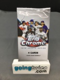 Factory Sealed 2020 TOPPS CHROME Baseball Update Series 4 Card Pack