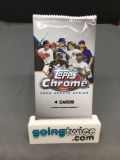 Factory Sealed 2020 TOPPS CHROME Baseball Update Series 4 Card Pack