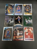 9 Card Lot of Basketball ROOKIE Cards - Mostly Modern Years - Prizms, Future Stars and More!