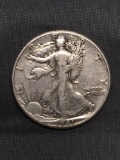 1941 United States Walking Liberty Silver Half Dollar - 90% Silver Coin from Estate