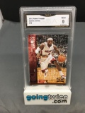 GMA Graded 2012 Panini Threads Basketball #76 LEBRON JAMES Trading Card - MINT 9
