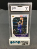 GMA Graded 2019 NBA Hoops Basketball #87 LEBRON JAMES Trading Card - NM-MT 8