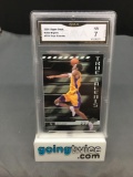 GMA Graded 2000 Upper Deck Basketball #TT1 KOBE BRYANT Trading Card - NM 7