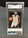 GMA Graded 2013 Pinnacle Basketball #124 LEBRON JAMES Trading Card - NM-MT 8