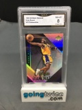 GMA Graded 1999 Upper Deck Black Diamond Basketball #D3 KOBE BRYANT Trading Card - NM-MT 8