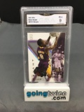 GMA Graded 2001 SPX Basketball #SPX1 KOBE BRYANT Trading Card - MINT 9