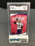GMA Graded 2020 Panini Score Football #TB TOM BRADY Trading Card - NM-MT+ 8.5