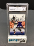 GMA Graded 2004 SP Game Used Edition Football #PM PEYTON MANNING Jersey Trading Card - NM-MT 8