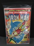 1973 Marvel Comics Invincible IRON MAN Vol 1 #57 Bronze Age Comic - 1st Origin MANDARIN
