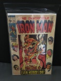 1969 Marvel Comics Invincible IRON MAN Vol 1 #18 Silver Age Comic - AVENGERS Appearance