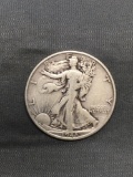 1945-S United States Walking Liberty Silver Half Dollar - 90% Silver Coin from Estate