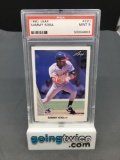 PSA Graded 1990 Leaf #220 SAMMY SOSA White Sox Cubs ROOKIE Baseball Card - MINT 9