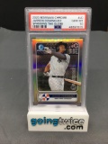 PSA Graded 2020 Bowman Chrome Spanning the Globe JASSON DOMINGUEZ Yankees ROOKIE - GEM MINT 10