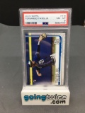 PSA Graded 2019 Topps #410 FERNANDO TATIS JR. Padres ROOKIE Baseball Card - NM-MT 8