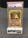 PSA Graded 1999 Pokemon Base Set Unlimited #4 CHARIZARD Holofoil Rare Trading Card - PR 1
