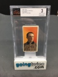 BVG Beckett Graded 1909 T206 #276 ORVAL OVERALL Sweet Caporal Tobacco Baseball Card - VG 3