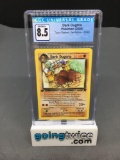 CGC Graded 2000 Pokemon Team Rocket 1st Edition #23 DARK DUGTRIO Rare Trading Card - NM-MT+ 8.5